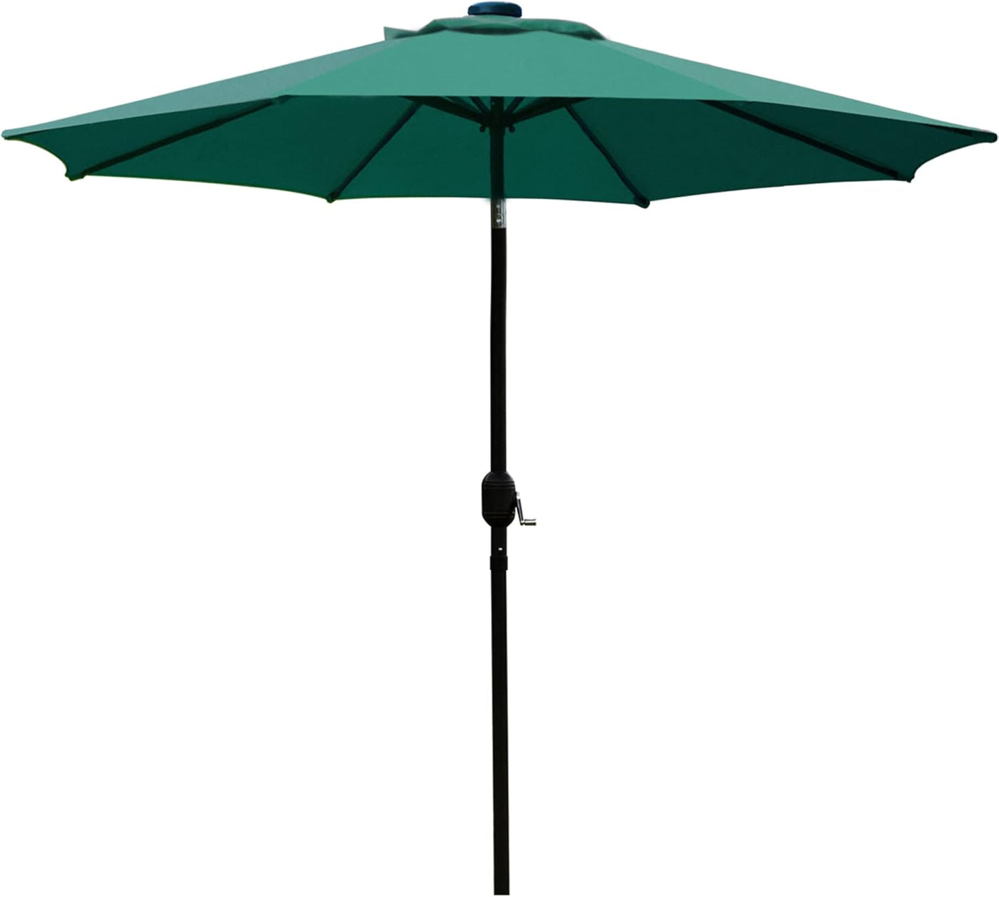 9FT Outdoor Patio Umbrella with 8 Durable Ribs – UV Resistant Market Table Umbrella for Backyard, Deck, Garden & Pool 