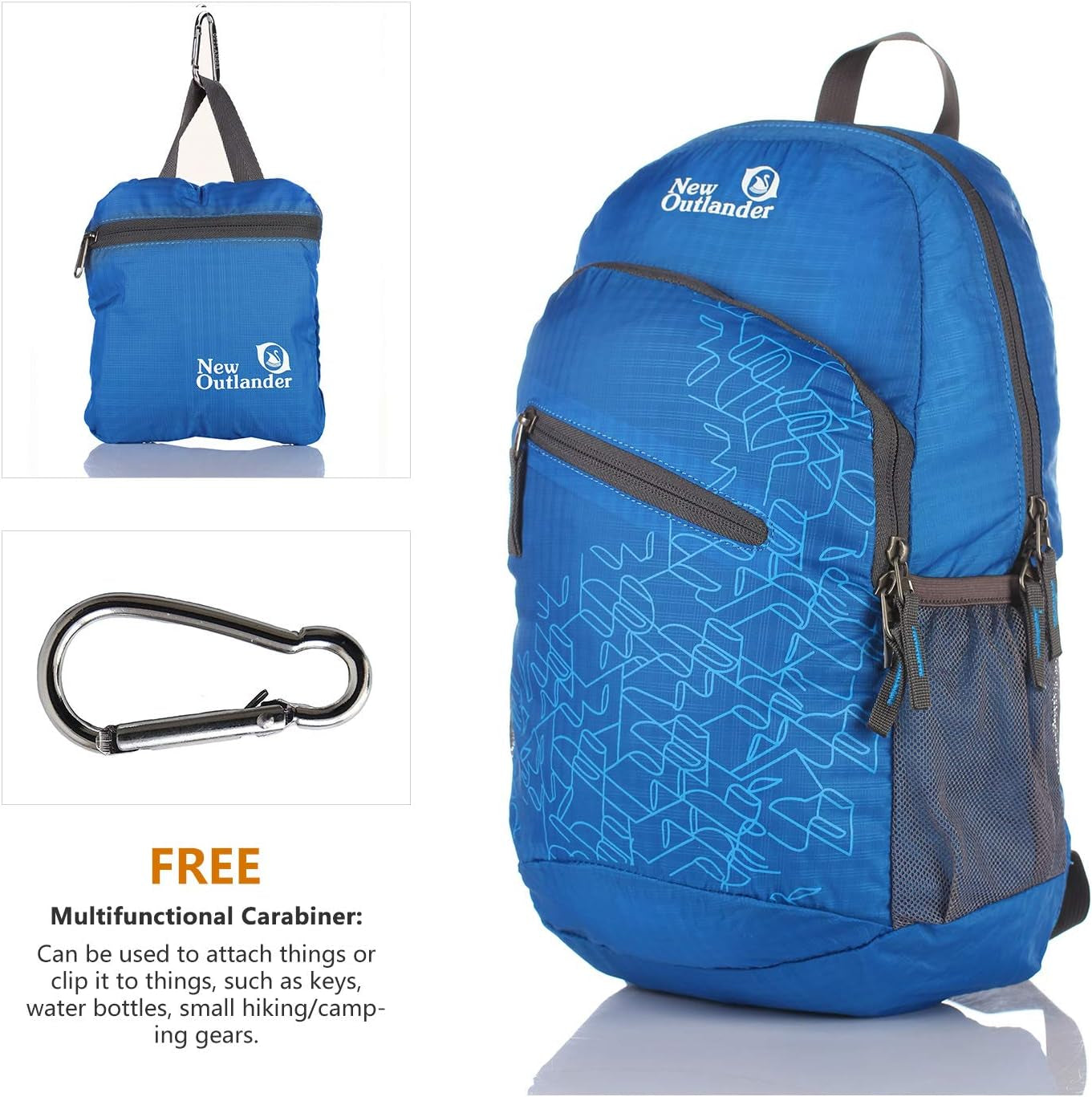 Packable Lightweight Travel Hiking Backpack – Foldable Waterproof Daypack for Camping, Hiking, Travel, Beach Trips, Outdoor Adventures & Everyday Carry