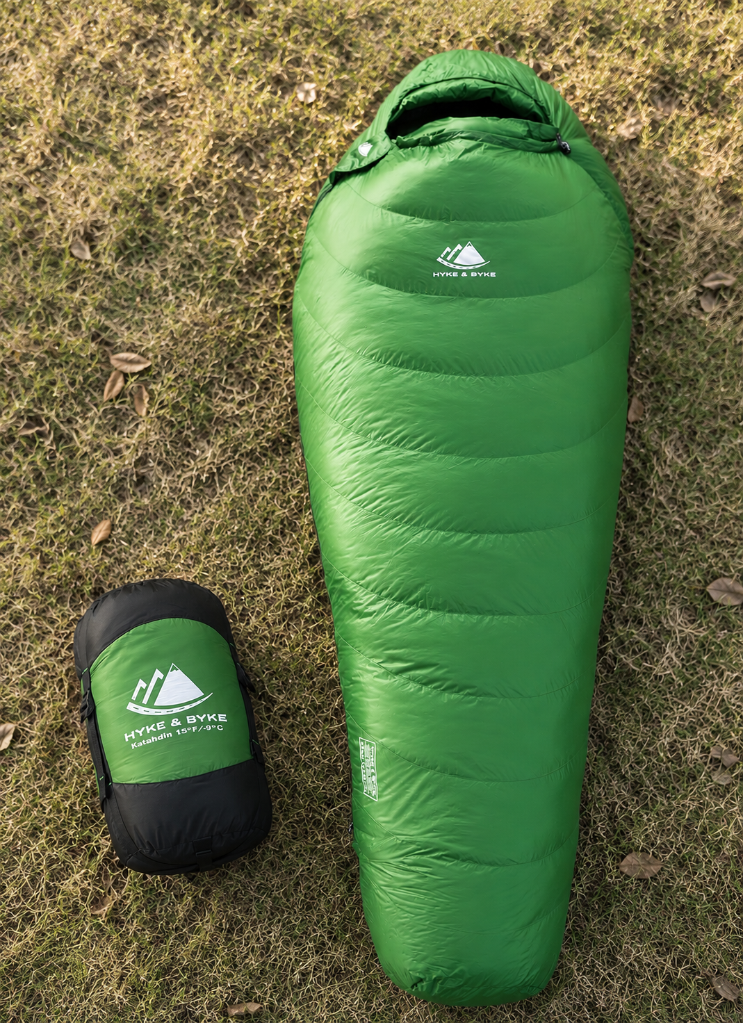 Katahdin 15°F Ultralight Down Sleeping Bag – 4 Season Water-Resistant Mummy Sleeping Bag with 625 Fill Power Insulation for Backpacking, Hiking, Camping & Cold Weather Adventures