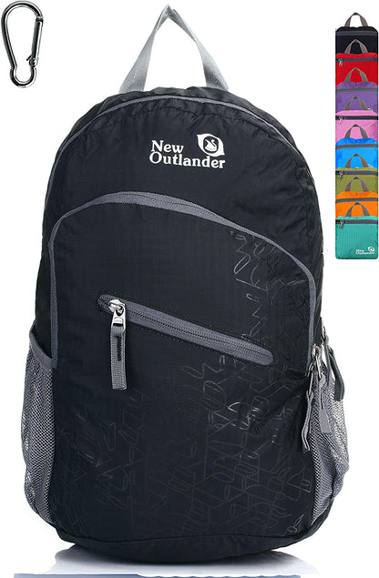Packable Lightweight Travel Hiking Backpack – Foldable Waterproof Daypack for Camping, Hiking, Travel, Beach Trips, Outdoor Adventures & Everyday Carry