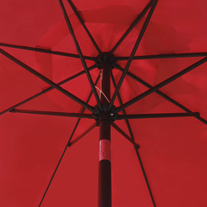 9FT Outdoor Patio Umbrella with 8 Durable Ribs – UV Resistant Market Table Umbrella for Backyard, Deck, Garden & Pool 