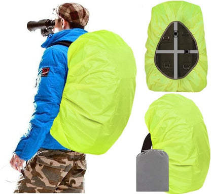 Waterproof Backpack Rain Cover – 12000mm Ultra-Waterproof Backpack Cover with Reflective Strip, Anti-Slip Buckle Strap & Heavy-Duty Multi-Layer Protection for Hiking, Camping, Travel & Outdoor Adventures
