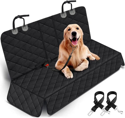 Waterproof Dog Car Seat Cover – Non-Slip Back Seat Protector for Cars, Trucks & SUVs with Armrest Access