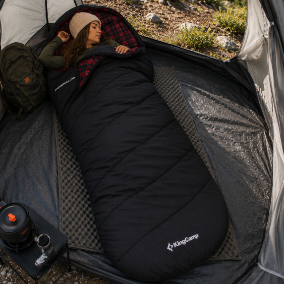 XL Cotton Flannel Adult Sleeping Bag – Oversized Weatherproof 3-Season Camping Sleeping Bag with Hood, Warm Soft Flannel Interior for Camping, Hiking, Backpacking & Outdoor Adventures Sumatime