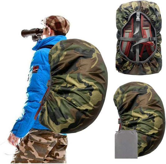 Waterproof Backpack Rain Cover – 12000mm Ultra-Waterproof Backpack Cover with Reflective Strip, Anti-Slip Buckle Strap & Heavy-Duty Multi-Layer Protection for Hiking, Camping, Travel & Outdoor Adventures