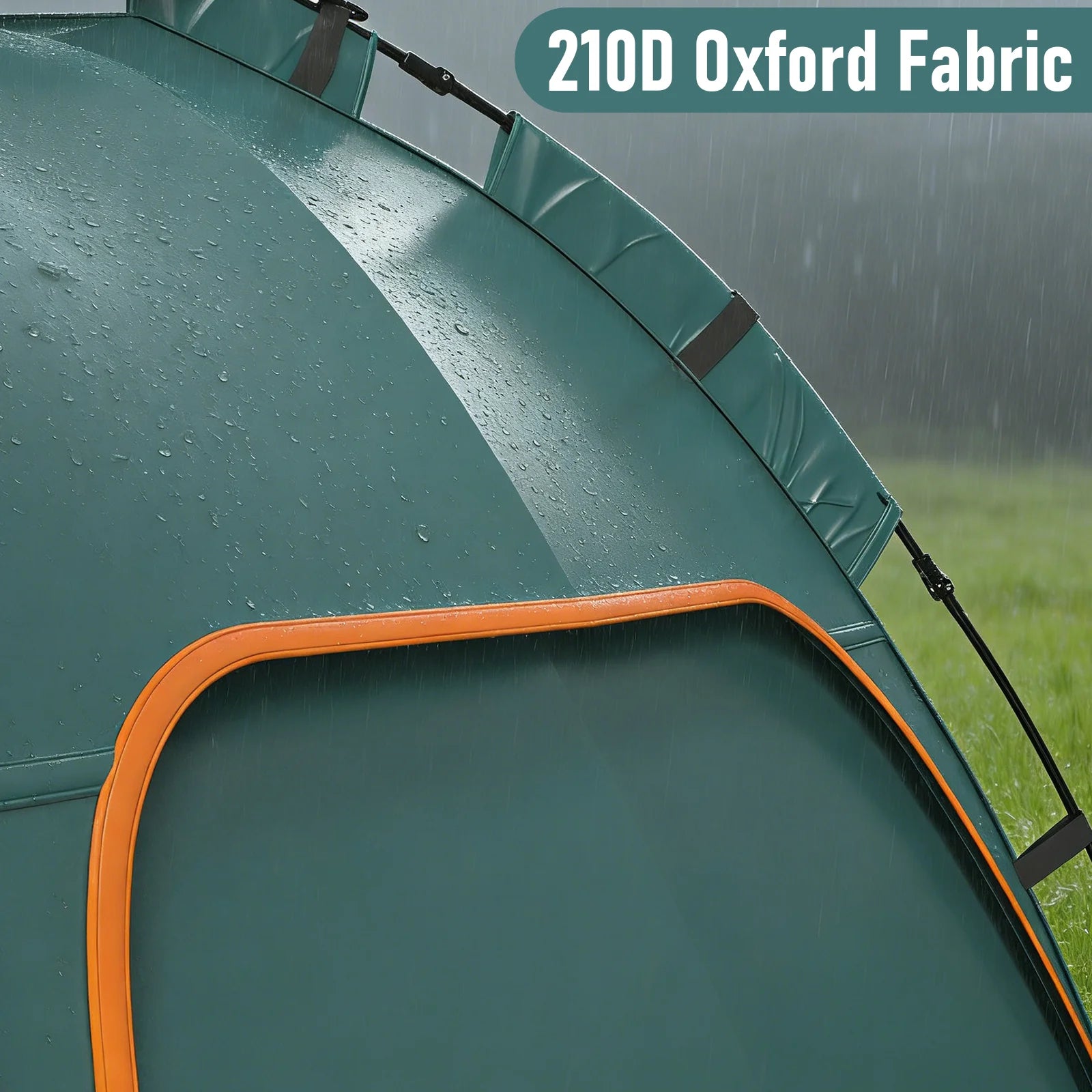 2-3 Person Instant Pop-Up Camping Tent – Waterproof Lightweight Tent for Camping, Hiking, Backpacking, Festivals & Outdoor Adventures, Quick Setup Family Tent