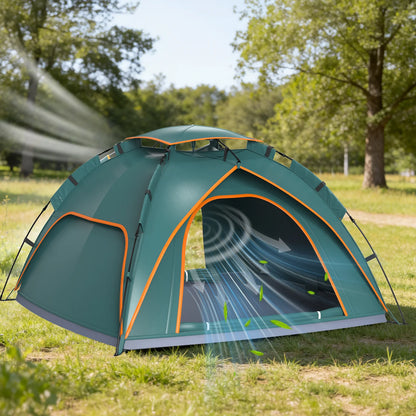 2-3 Person Instant Pop-Up Camping Tent – Waterproof Lightweight Tent for Camping, Hiking, Backpacking, Festivals & Outdoor Adventures, Quick Setup Family Tent
